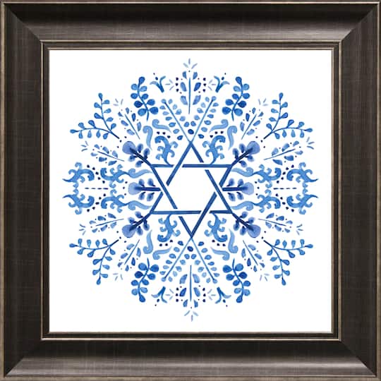 Timeless Frames&#xAE; Indigo Hanukkah I Framed Wall D&#xE9;cor
